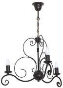 Lampadario a sospensione con catena MAURO 3xE14/60W/230V