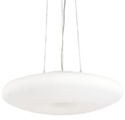 Sospensione Moderna Glory Vetro Bianco 5 Luci E27 D60