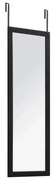 5five - Specchio da appendere alla porta CLASSIQUE 110x36 cm nero