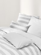 Copripiumino reversibile in cotone a righe Lorena