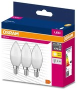 SET 3x Lampadina LED B38 E14/4,9W/230V 3000K - Osram