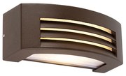 Applique da parete moderna marrone ruggine IP44 - Hurricane 1