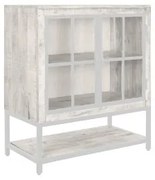 Credenza DKD Home Decor Bianco Metallo Legno di mango 85 x 45 x 100 cm