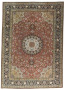 Tabriz Tappeto persiano 250x360 Rosso (Iran) Annodato A Mano
