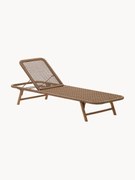 Lettino prendisole in legno di acacia Dandara