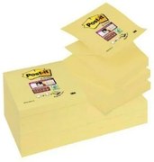 Note Adesive Post-it CANARY YELLOW Giallo 7,6 x 7,6 cm 12 Pezzi 76 x 76 mm