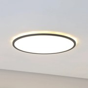 TK Lighting Pannello LED Aqua, Ø 50 cm, nero, metallo/plastica, CCT dimmerabile