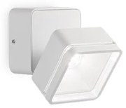 Lampada da parete 6 luci omega ap square bianco 4000k