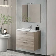 Mobile bagno sospeso 80 corda con lavabo e specchio  Miami