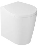Vaso WC pavimento e filomuro xes, sedile escluso P 51 x L 38 x H 42 cm bianco lucido