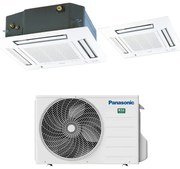 Condizionatore a muro monosplit PANASONIC CASSETTA 60X60 9000BTU 9000 BTU classe raffreddamento A++, bianco
