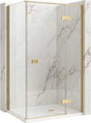 Cabina doccia Rea Atlas 80x80 Brush Gold