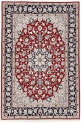 Isfahan Tappeto 110 x 160 (Iran) Annodato A Mano
