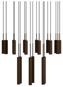 Audo Copenhagen - Tubulaire 20 Lampadario Alu/Anodized Bronzed Audo Copenhagen