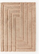 Tappeto soffice a pelo lungo con motivo in rilievo Genève