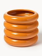 Portavaso piccolo in gres Rudi, alt. 16 cm