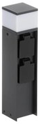 Kanlux 38763-Lampada da esterno con 2 prese DASTEN 1xG9/11W/230V 30 cm IP44 nero