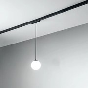 Sospensione Moderna Per Sistema In Binario Nero Led Piccola