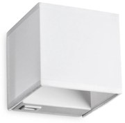 Paralume Contemporaneo Kid Metallo Bianco 1 Luce G9 28W Ip20