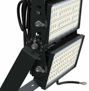 Faro Modulare LED 800W IP66, 167lm/W, No Flickering con driver Philips Colore  Bianco Naturale 4.000K, Scegli l'angolo di illuminazione 30°, Scegli le staffe dei moduli Orientabili