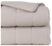 Copriletto beige con rivestimento trapuntato 240x260 cm – Ixia
