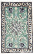 Nain Tappeto persiano 90 x 60 Verde (Iran) Annodato A Mano