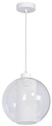 Lampadario FUNA 1xE27/60W/230V bianco