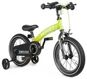 QPlay - Bicicletta bambini 14" MINIBY 3in1 verde
