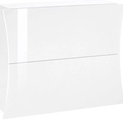 Scarpiera 3 ante L 101 x H 81.5 x P 26.6 cm 16 paia, bianco