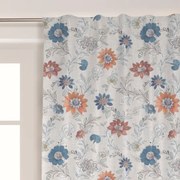Tenda Darken fiore multicolore, passanti nascosti 140x300 cm
