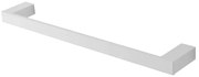 Porta asciugamani diritto da muro L 45 cm in alluminio bianco Sky