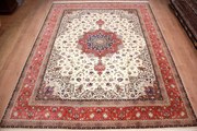 Tabriz Tappeto 300x400 (Iran) Annodato A Mano