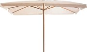 Ombrellone da Giardino 3x3 m Palo Ø48 mm in Legno Bauer Bianco...