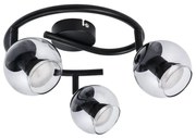 Lindby - Samika 3 Round Plafonierar Black Lindby