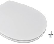 Copriwater GRACE a d dedicato per serie sanitari con chiusura rallentata sganciabile in urea bianco