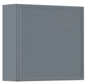 Pensile bagno Pixel laccato opaco grigio pastello, 1 anta apertura da sinistra P 17 x L 40 x H 40 cm