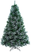 Albero di Natale artificiale New cortina verde H 150 cm x Ø 85 cm