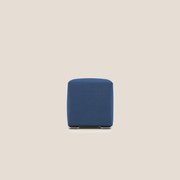 Cube pouf in tessuto morbido impermeabile T02 blu
