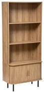 Libreria 3 ripiani Colva L 80 x P 40 x H 179.5 cm beige, portata per ripiano 20 kg