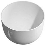 Lavabo da appoggio IDRO BRIC tondo in ceramica bianco piletta non inclusa
