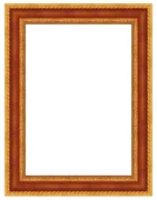 Cornice Rovy rosso lucido per foto da 35x50 cm
