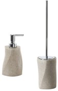 Set di accessori da bagno GEDY in resina sabbia