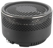 Griglia a carbone da tavolo 4xAA/USB nera