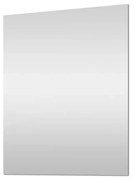 Specchio bagno 50x70 a filo lucido con installazione reversibile