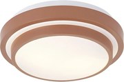 Plafoniera moderna color Siena con bianco 34 cm 2 luci IP44 - Walden