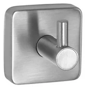 Kamalu - Appendino bagno design quadrato in acciaio inox satinato | CLODE-S