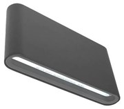 Applique a LED da esterno FLOW 2xLED/6W/230V IP54 3000K antracite