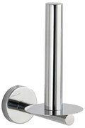WENKO 20218100 - Porta carta igienica BOSIO SHINE 8x12,5 cm in acciaio inossidabile/argento