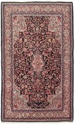 Sarouk Tappeto 140x230 (Iran) Annodato A Mano