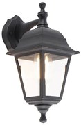 Lampada da parete per esterni classica nera IP44 - Capital